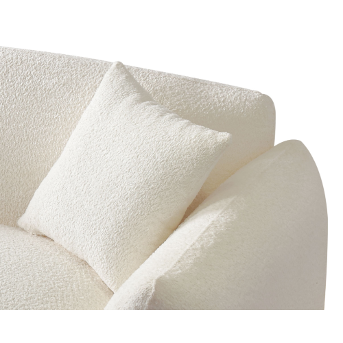 Mid Century Modern Couch 3-Seater Sofa Upholstered for Living Room,