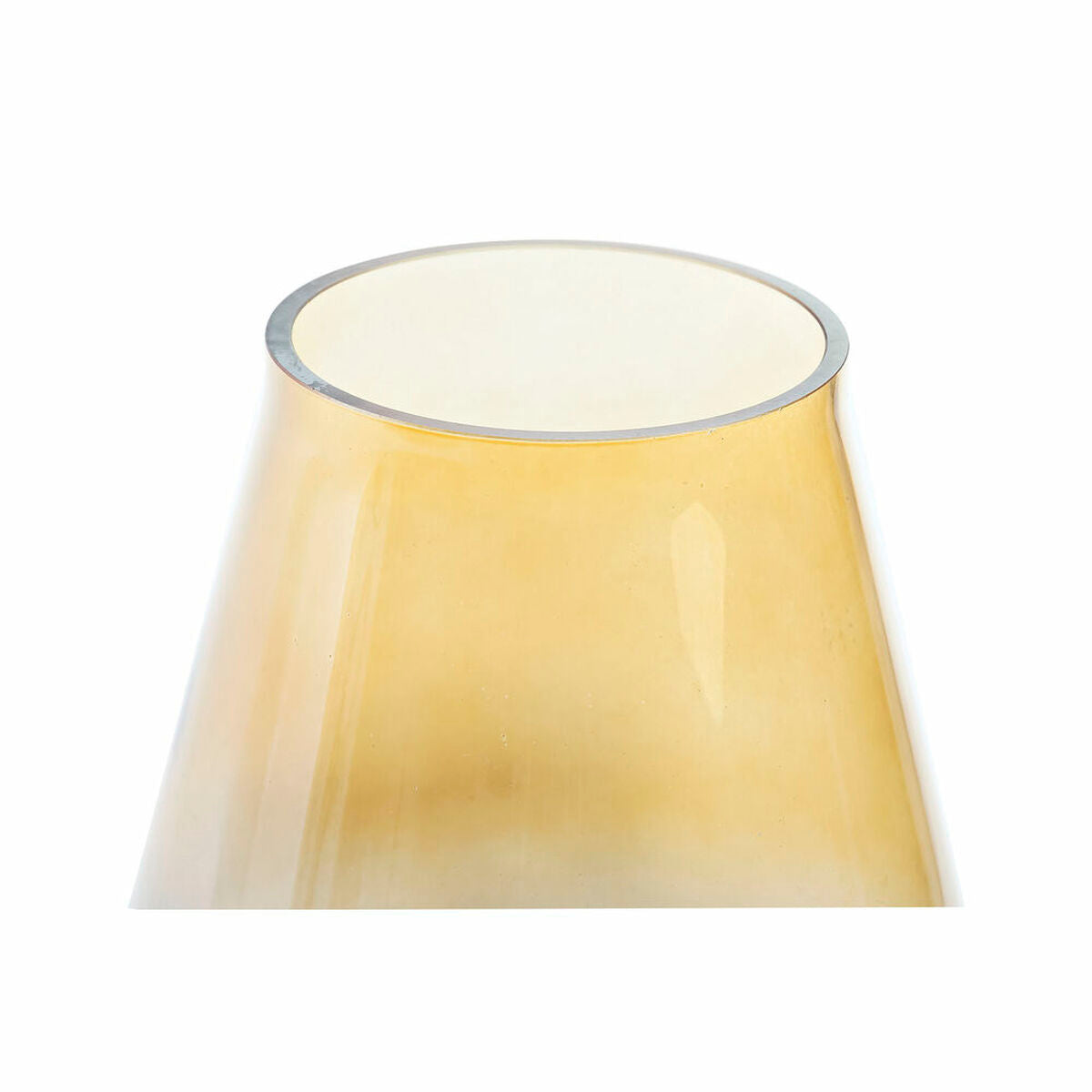 Vase DKD Home Decor Bicoloured Crystal 15 x 15 x 25 cm (15 Pieces)